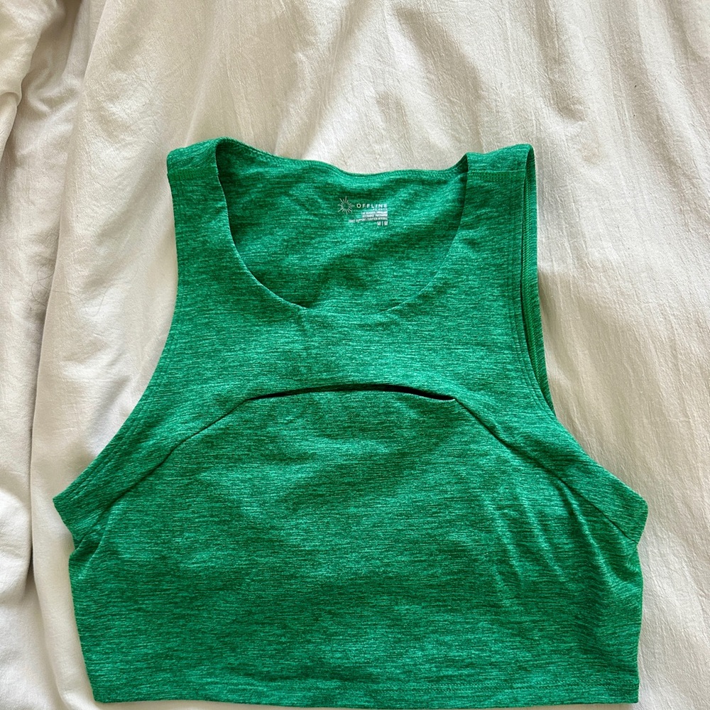 Aerie Green Crop Top